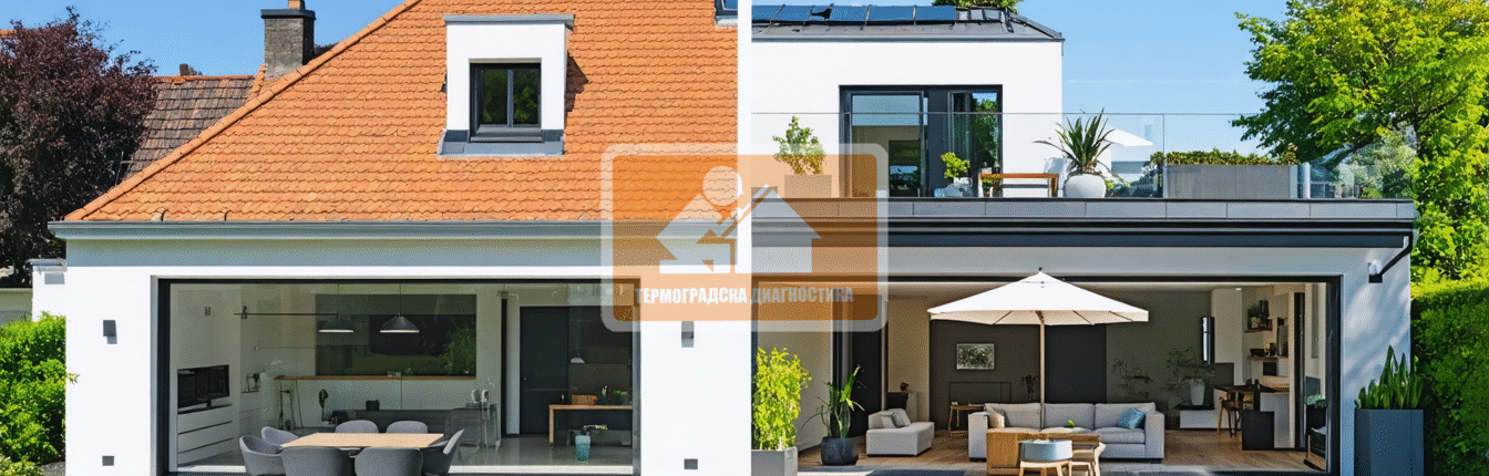 Плосък или Наклонен Покрив: Предимства, Недостатъци и Откриване на Течове | Buildings-Audit.com