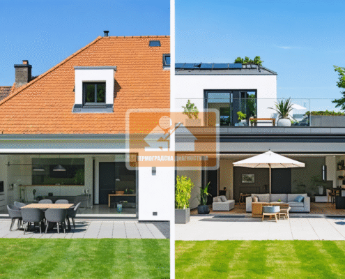 Плосък или Наклонен Покрив: Предимства, Недостатъци и Откриване на Течове | Buildings-Audit.com