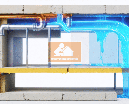 Защо петното е на тавана, а течът е на 3 метра встрани? Пътешествието на водата в строителните конструкции 5 Защо петното е на тавана, а течът е на 3 метра встрани?