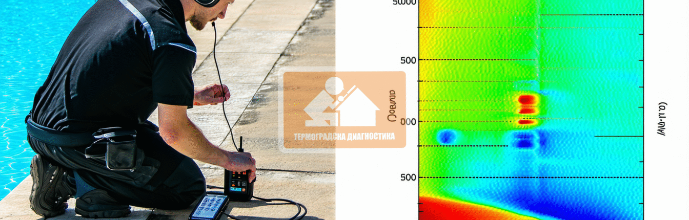 откриване на теч от басейн откриване на теч от басейн