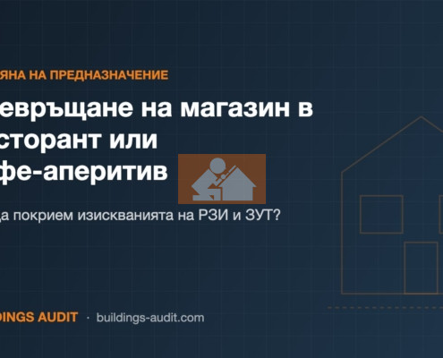 Превръщане на магазин в ресторант или кафе-аперитив: Как да покрием изискванията на РЗИ и ЗУТ?